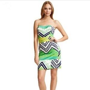 Revolve TRINA TURK Cora Frame Shamrock
Strapless Dress
